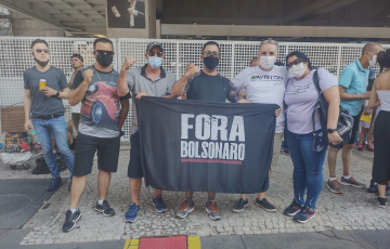 Sindirefeições Suzano Gru participa de ato contra Bolsonaro na Av. Paulista