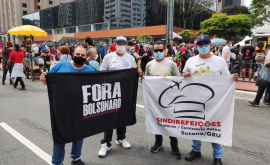 Sindirefeições Suzano GRU presente no #2OutForaBolsonaro - Av Paulista