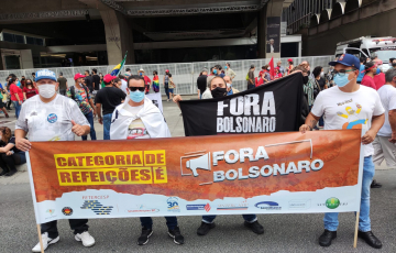 Sindirefeições Suzano GRU presente no #2OutForaBolsonaro - Av Paulista