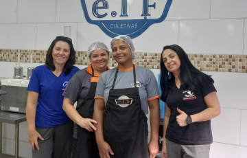 Visita aos trabalhadores na empresa E.I.F unidade Sucalog em Arujá