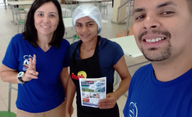 Visita aos trabalhadores na unidade PANCO DE GUARAREMA da empresa da APETIT