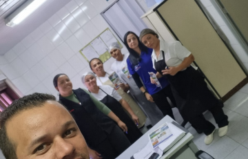 Visita aos trabalhadores na unidade CIA SUZANO da empresa SAPORE