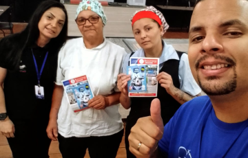 Trabalho de base na unidade VERDE FORTE em Mogi das cruzes, falamos com as trabalhadoras da empresa VITA LTDA(antiga CL RANIERI)